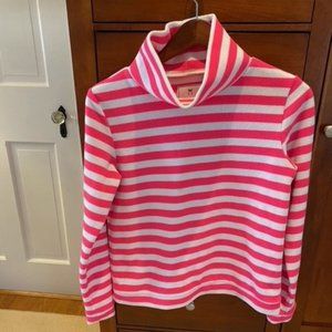 Dudley Stephens Pink and White Striped Sweatshirt